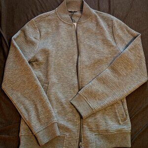 Charles Textured Jersey Bomber Jacket